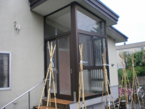 【石狩花川店】札幌市北区O様邸風除室施工しました。